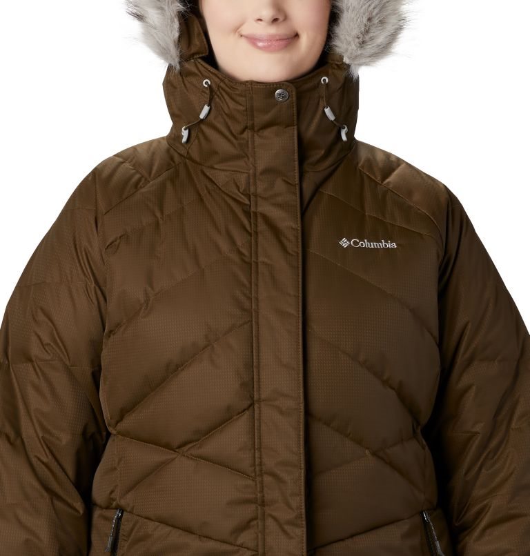 Women's Columbia Lay D Down II Mid Jackets Dark Brown | Plus Size CA-A8A35
